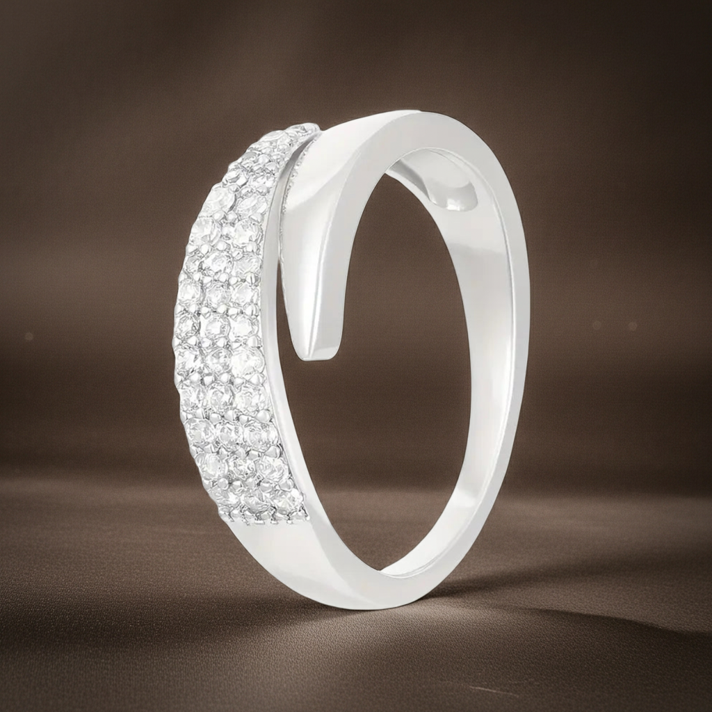 Elegant Adjustable Sparkle Ring