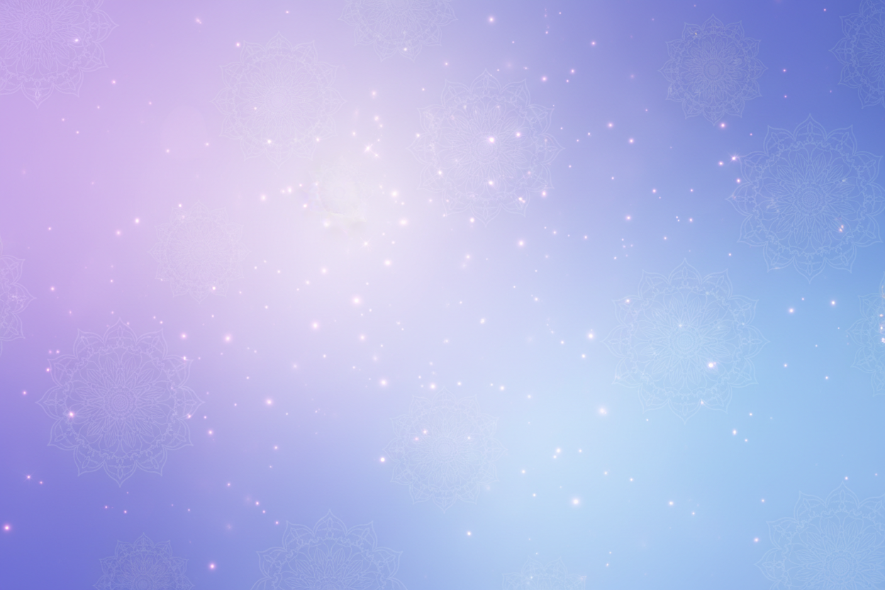 Purple and blue mandala background